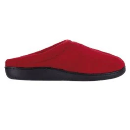 Pantofole imbottite in coral fleece, rosso, LeFlaf