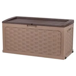 Baule multifunzione da giardino 116x56,3x58,3 cm in plastica pp, Esté