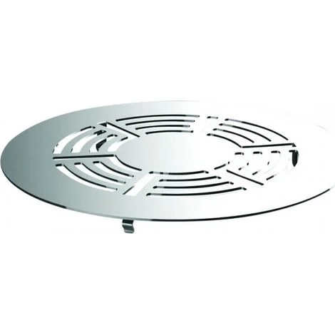Griglia in acciaio inox, diametro 90 mm, per scarico extra piatto VALENTIN