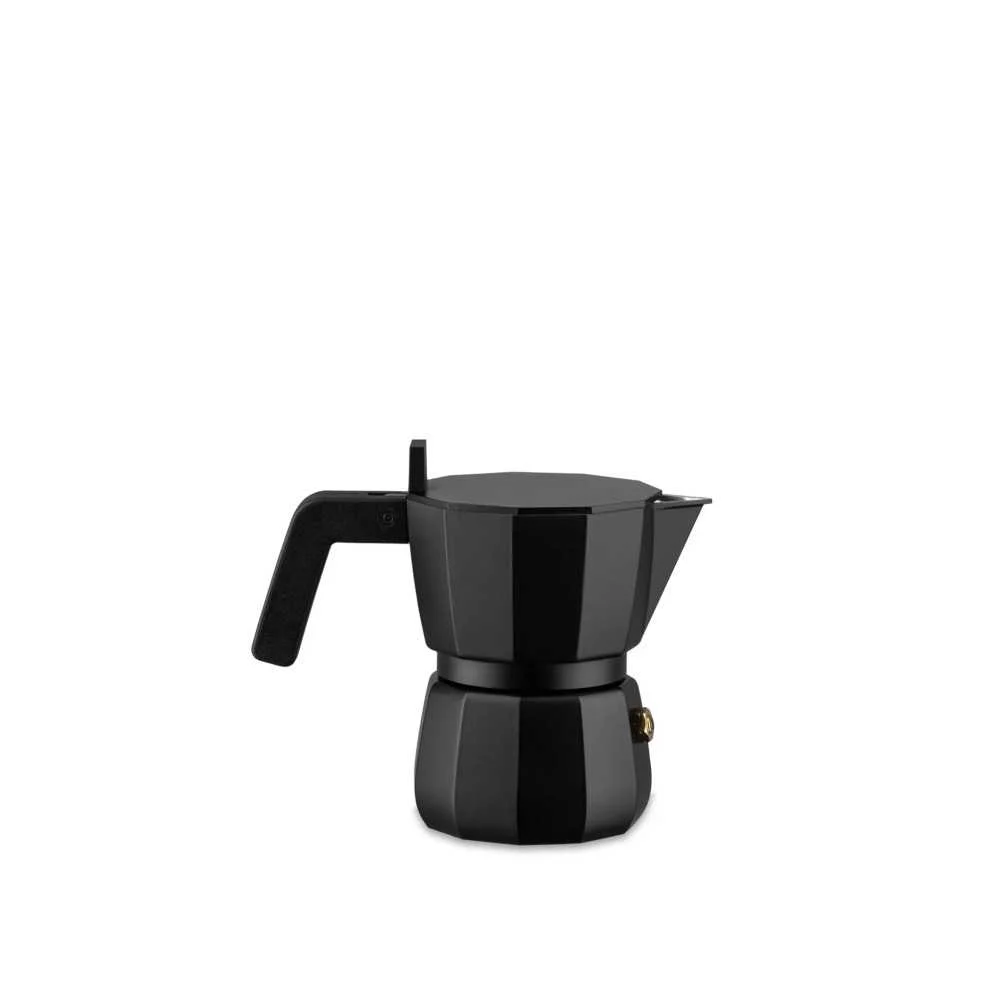 Caffettiera Espresso Moka Alessi 3 Tazze Nera