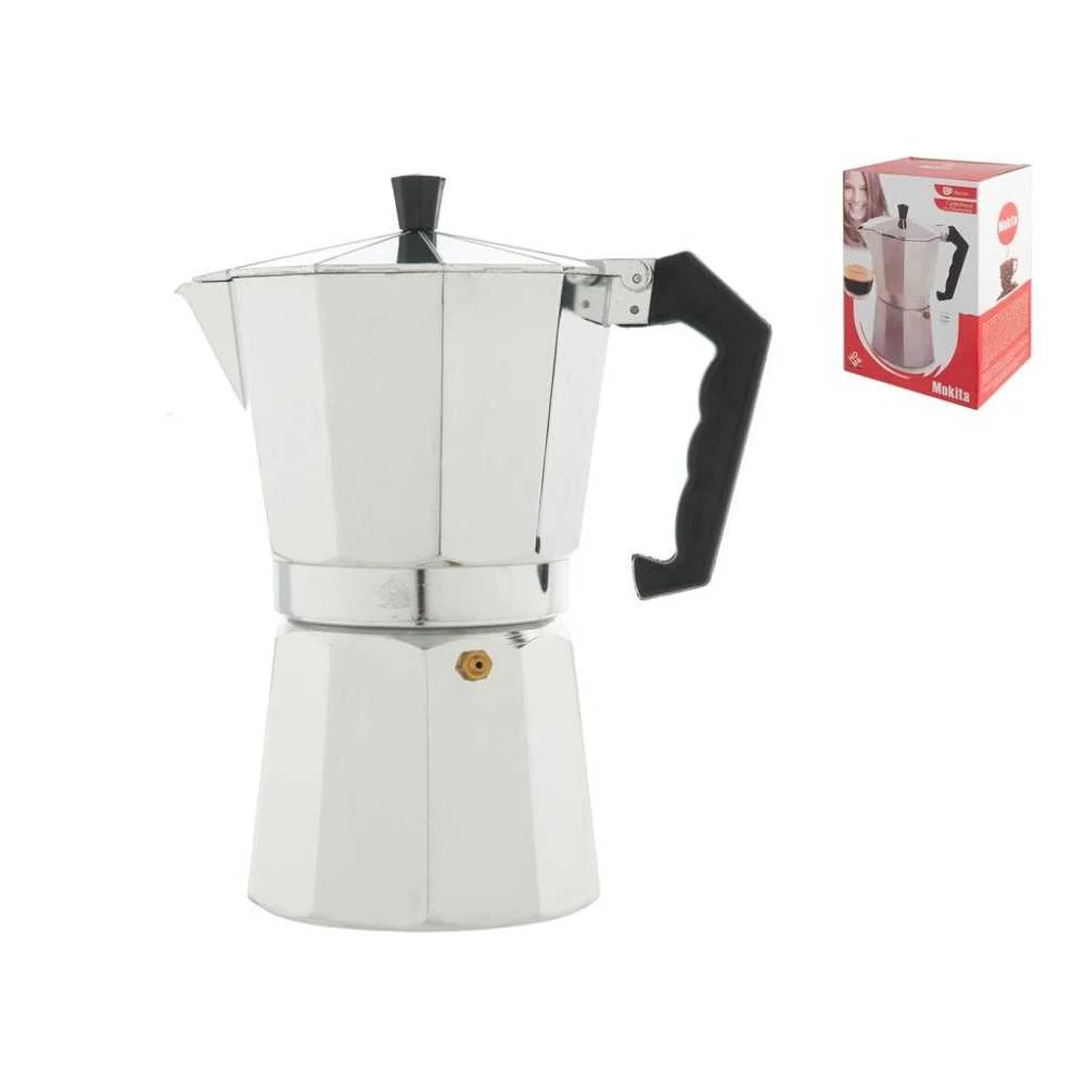 Caffettiera Moka Mokita 12 Tazze – Alluminio