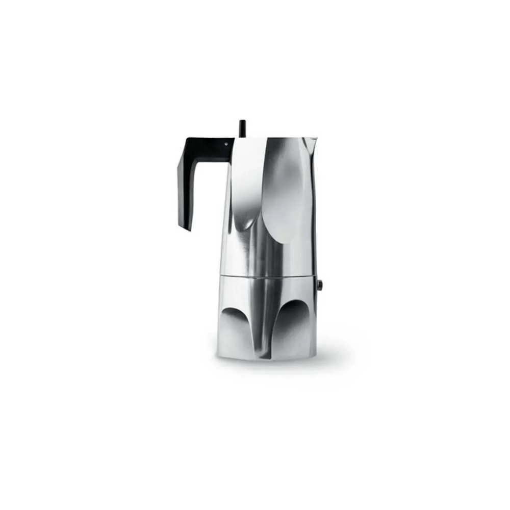 Caffettiera "Ossidiana" 6 Tazze – Alluminio by Alessi