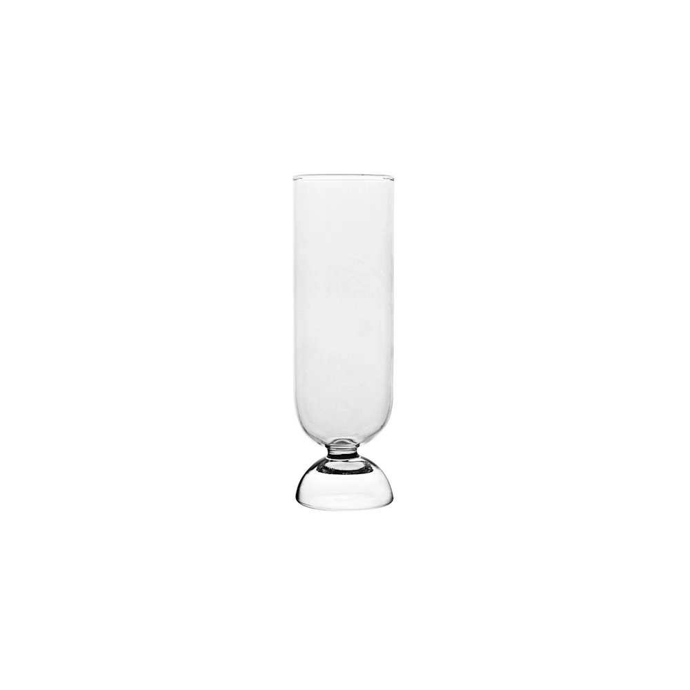 Calice Flute in Vetro Borosilicato Trasparente 200 cc – Raffinatezza e Resistenza