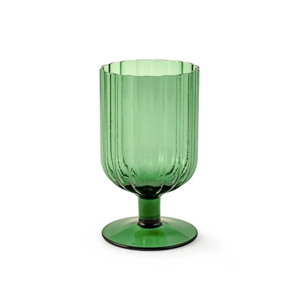 Calice Vino Margaret 33 cl Verde Design Sofisticato H&H