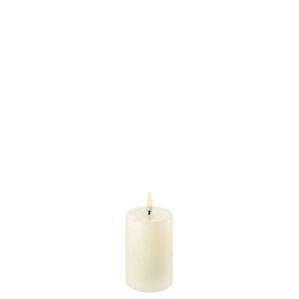 Candela LED Avorio 5x7,5 cm Fiamma 3D Realistica Uyuni