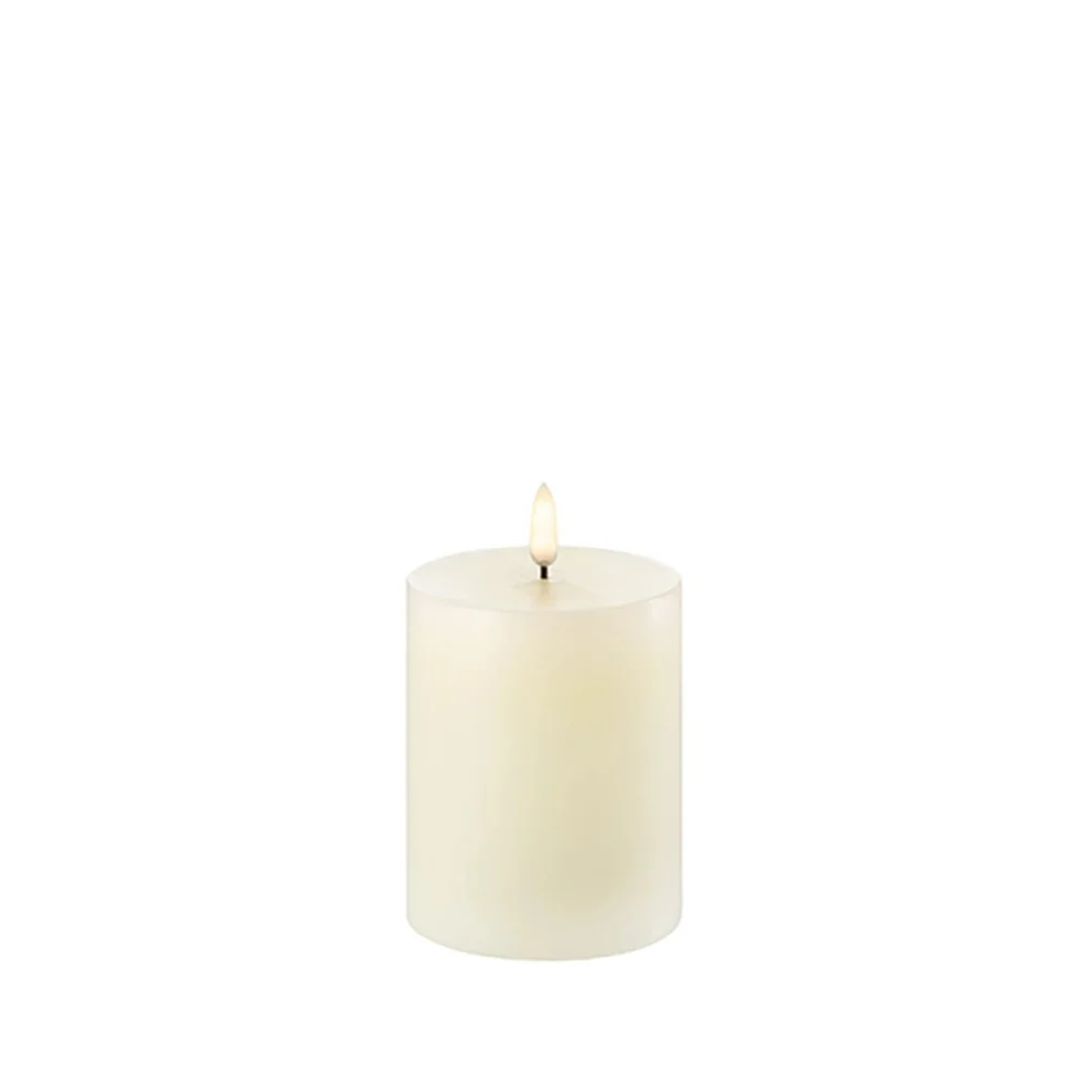 Candela LED Avorio 7,8x10 cm Atmosfera Calda Uyuni
