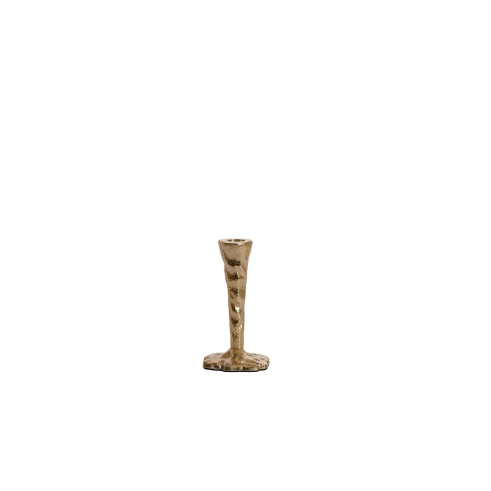 Candelabro Ø9x16 cm Solamaza Oro Lucido