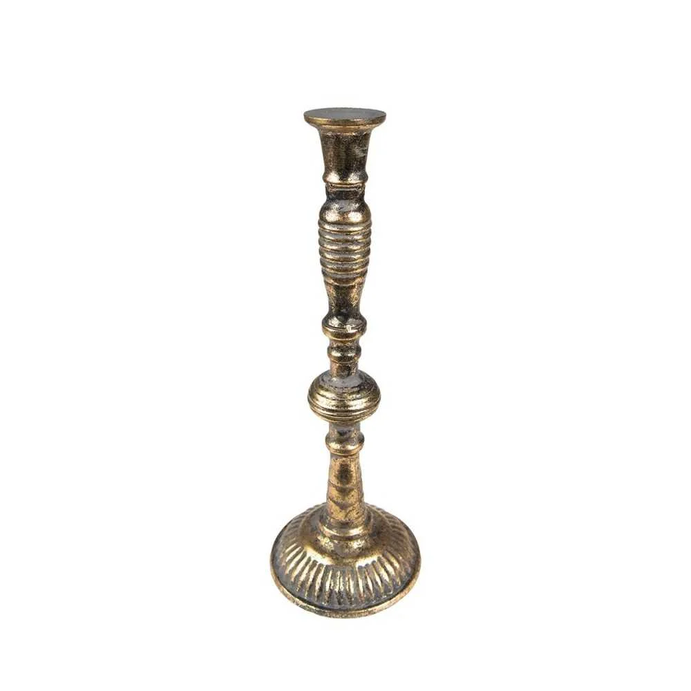 Candelabro Rotondo Oro Ø11x32 cm Clayre & Eef