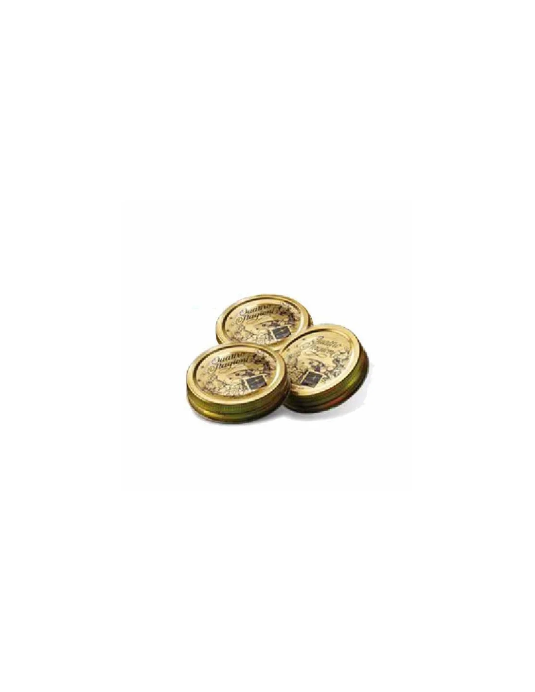COPERCHIO A CAPSULA PER BARATTOLO QUATTRO SAGIONI 150ML 3 PZ