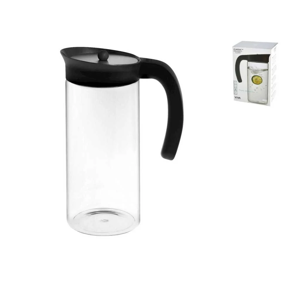 Caraffa Vetro Borosilicato 1.5L con Manico – Design Minima
