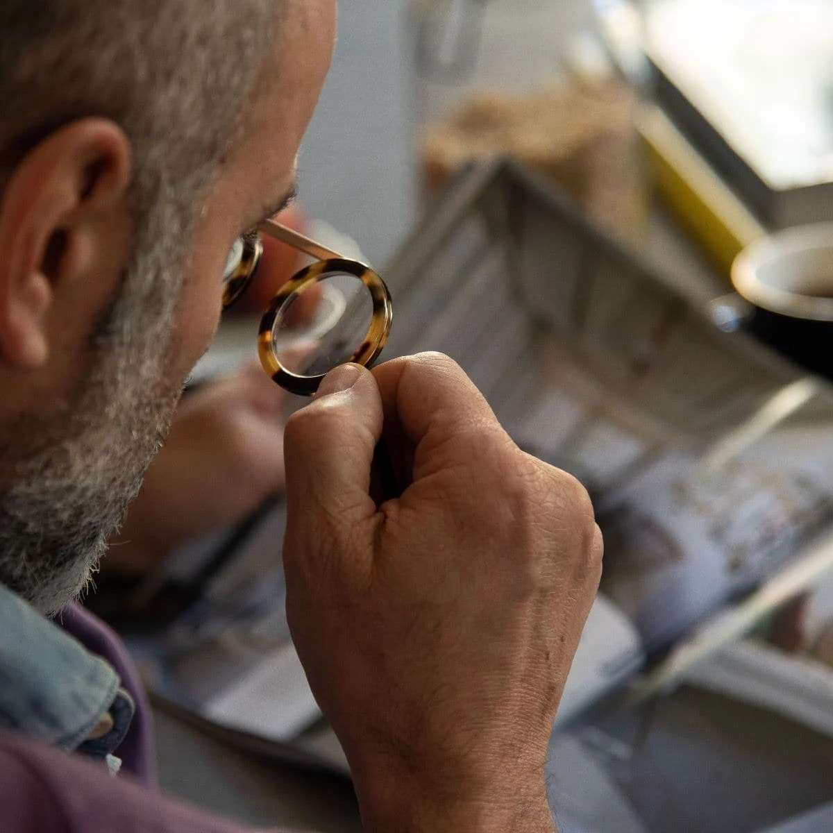 Occhiali da Lettura HAVANA TARTARUGA Oro Rosa di Fassamano