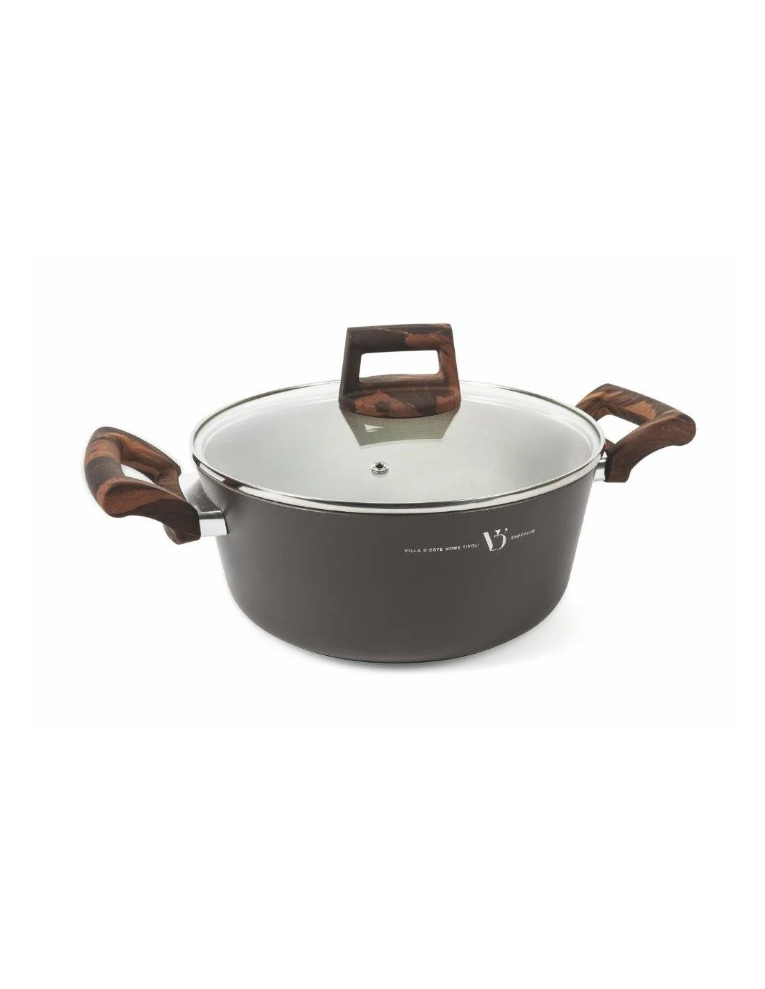CASALE CASSERUOLA  24CM FORG MAN/LEGNO INDUZ