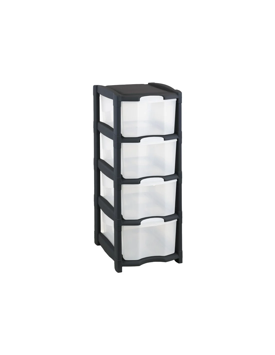 CASSETTIERA 4 CASSETTI CM31X40XH77 NERO