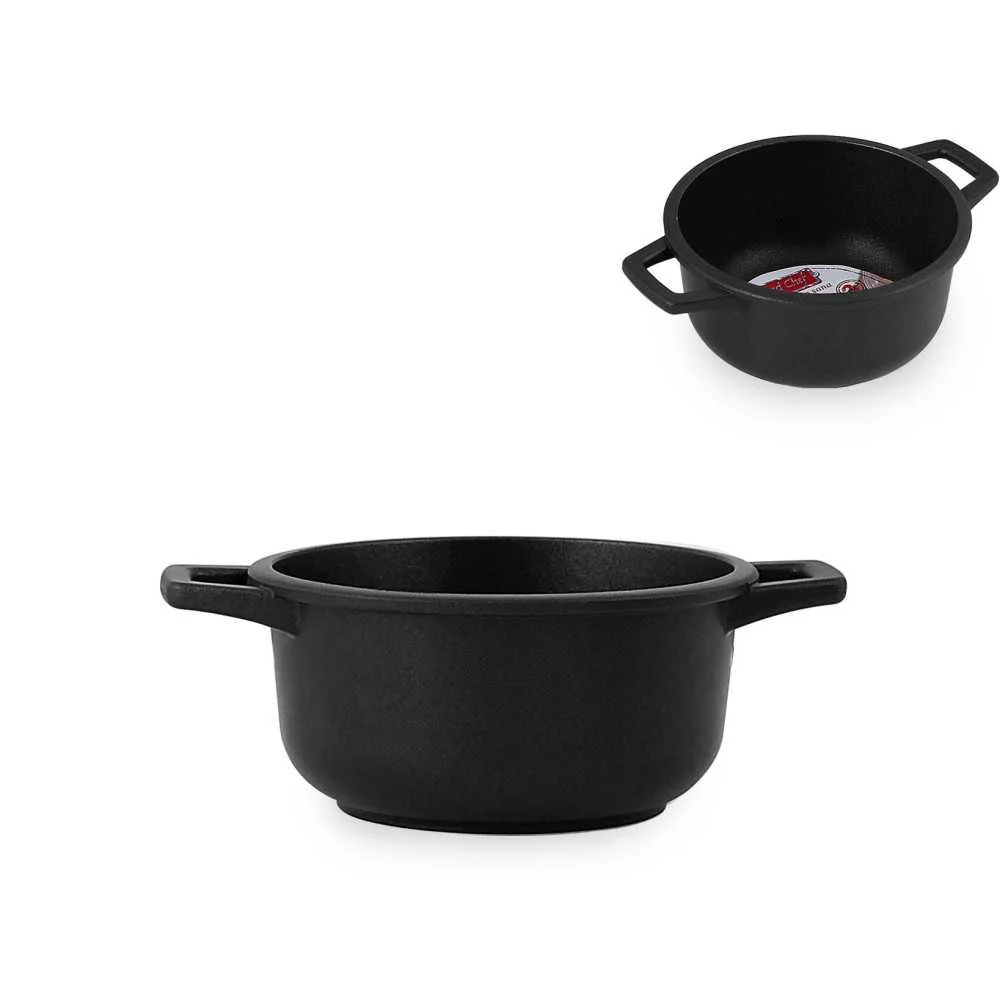 Casseruola Antiaderente Ø 14 cm 2 Manici – Extra Chef