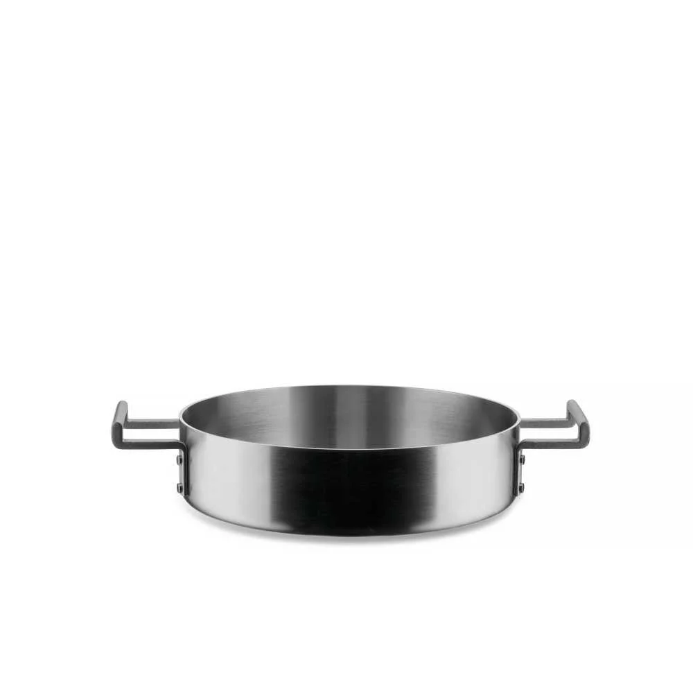 Casseruola Bassa 2 Manici Rondò Ø24 cm by Alessi – Piccole Porzioni con Stile