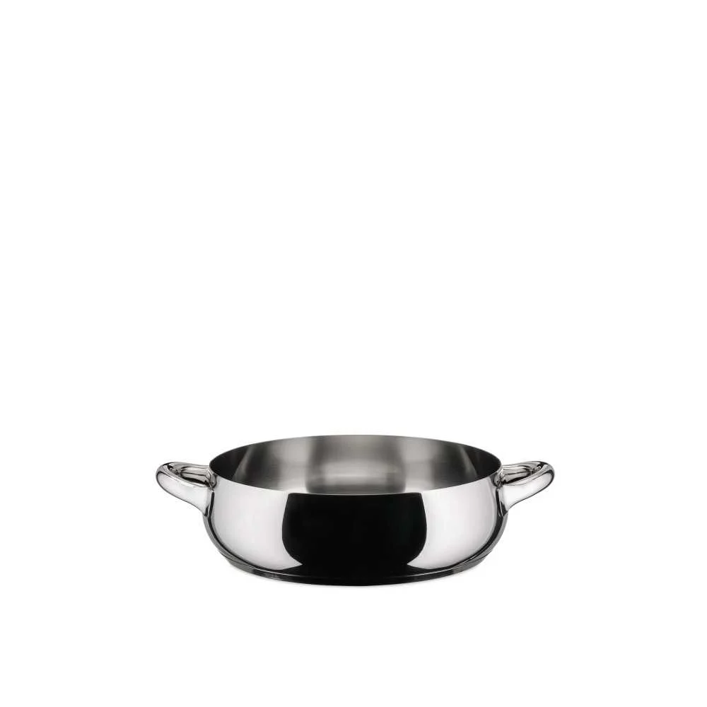 Casseruola bassa due manici in acciaio inox Ø 20 cm "Mami" Alessi