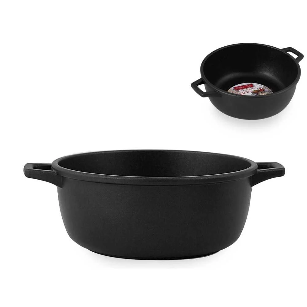 Casseruola in Alluminio con Rivestimento Antiaderente Professionale Ø 22 cm