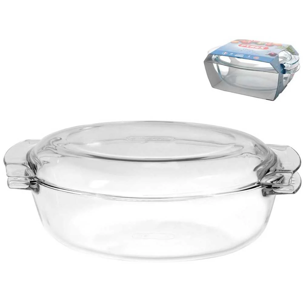 Casseruola ovale con coperchio 5,8 L Pyrex – capienza ed eleganza in cucina