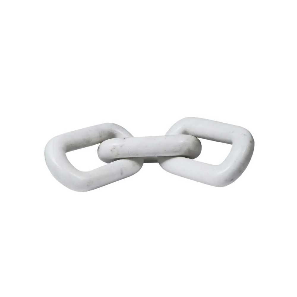 Catena Decorativa Marmo Bianco 48x13 cm