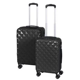 Set 2 valigie antracite, Diamond