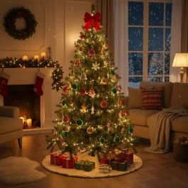 Albero di Natale circa 800 rami h. 160 cm, Himalaya Santa's House