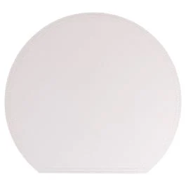 Tovaglietta mezzaluna double face soft touch, Horeca White