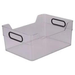 Organizer da cassetto con manici trasparente 30x22x13 cm, Sìordine