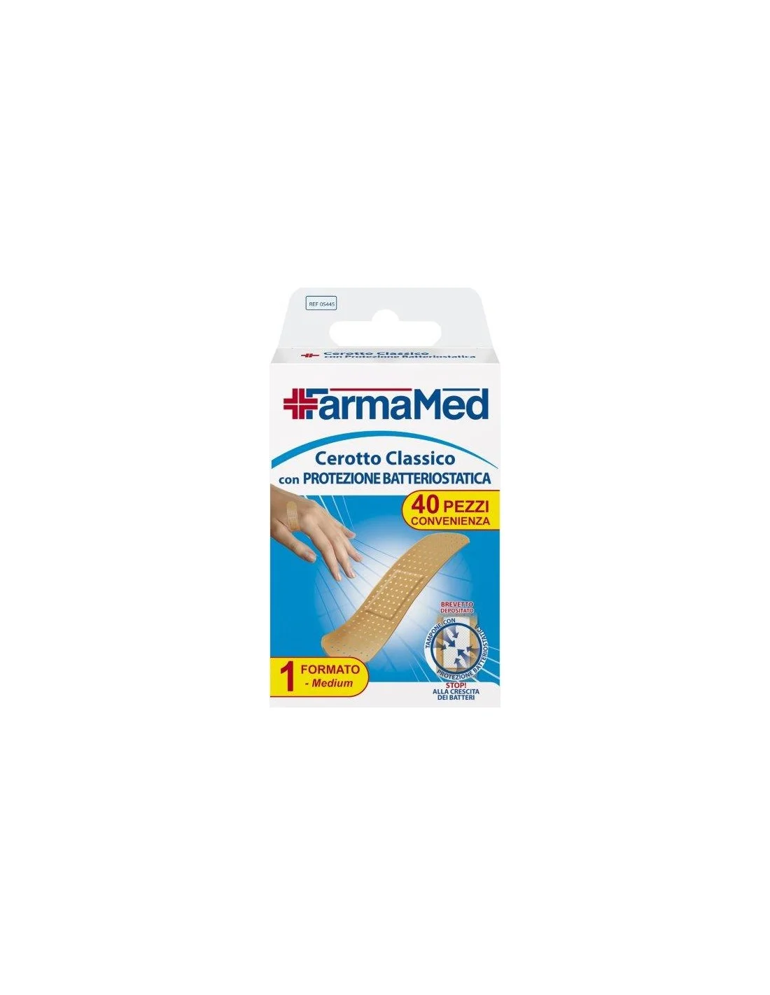 CEROTTI CLASSICI PROTETTIVI ANTIBATTERI 1 FORMATO 40PZ