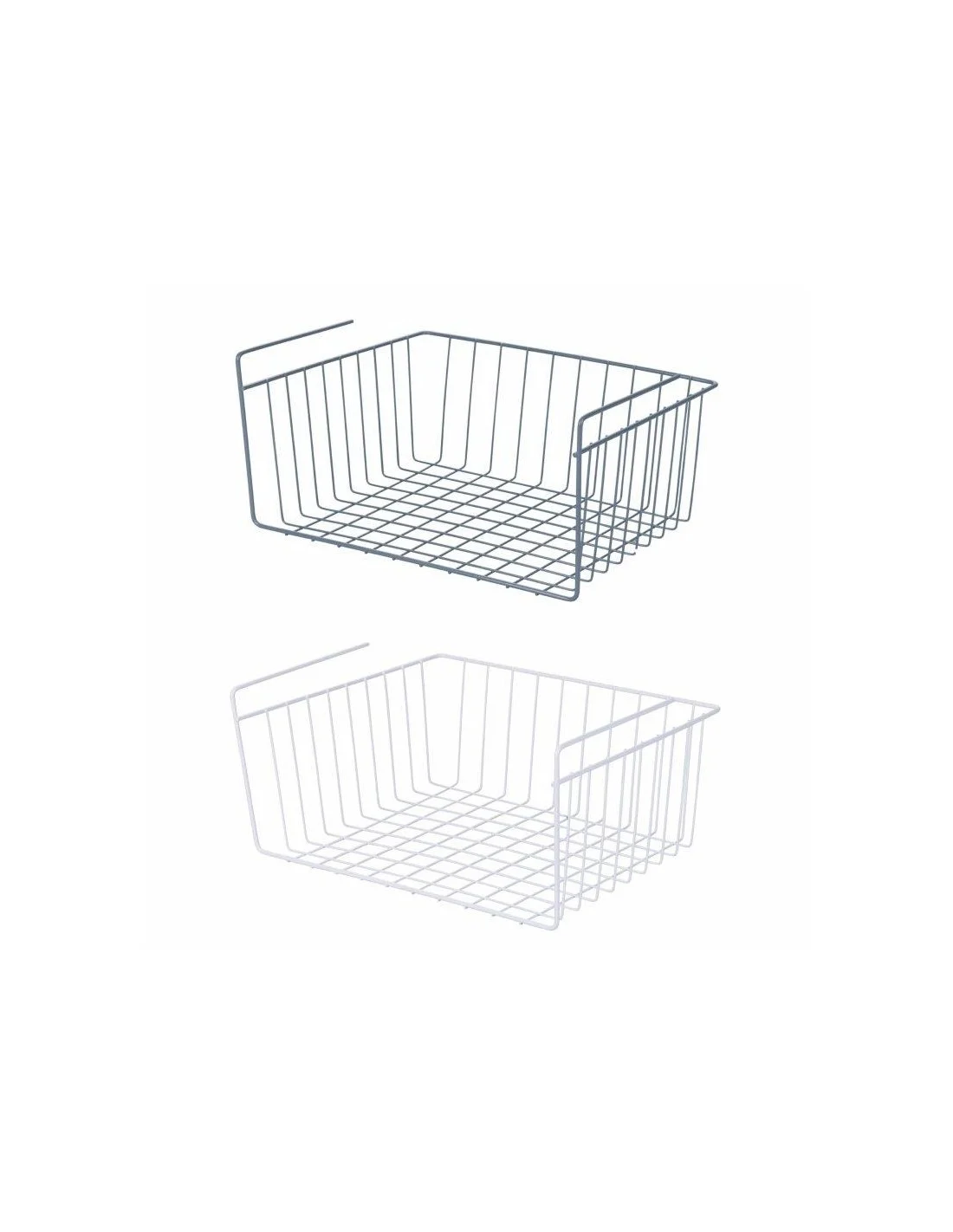 CESTELLO ORGANIZER IN METALLO 2 COLORI ASSORTITI