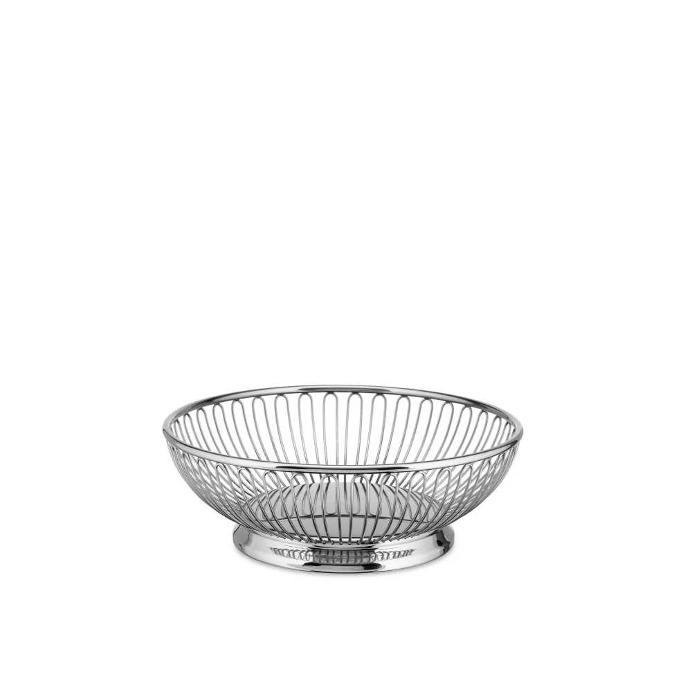 Cestino in acciaio inox Ø15 cm  Alessi design classico