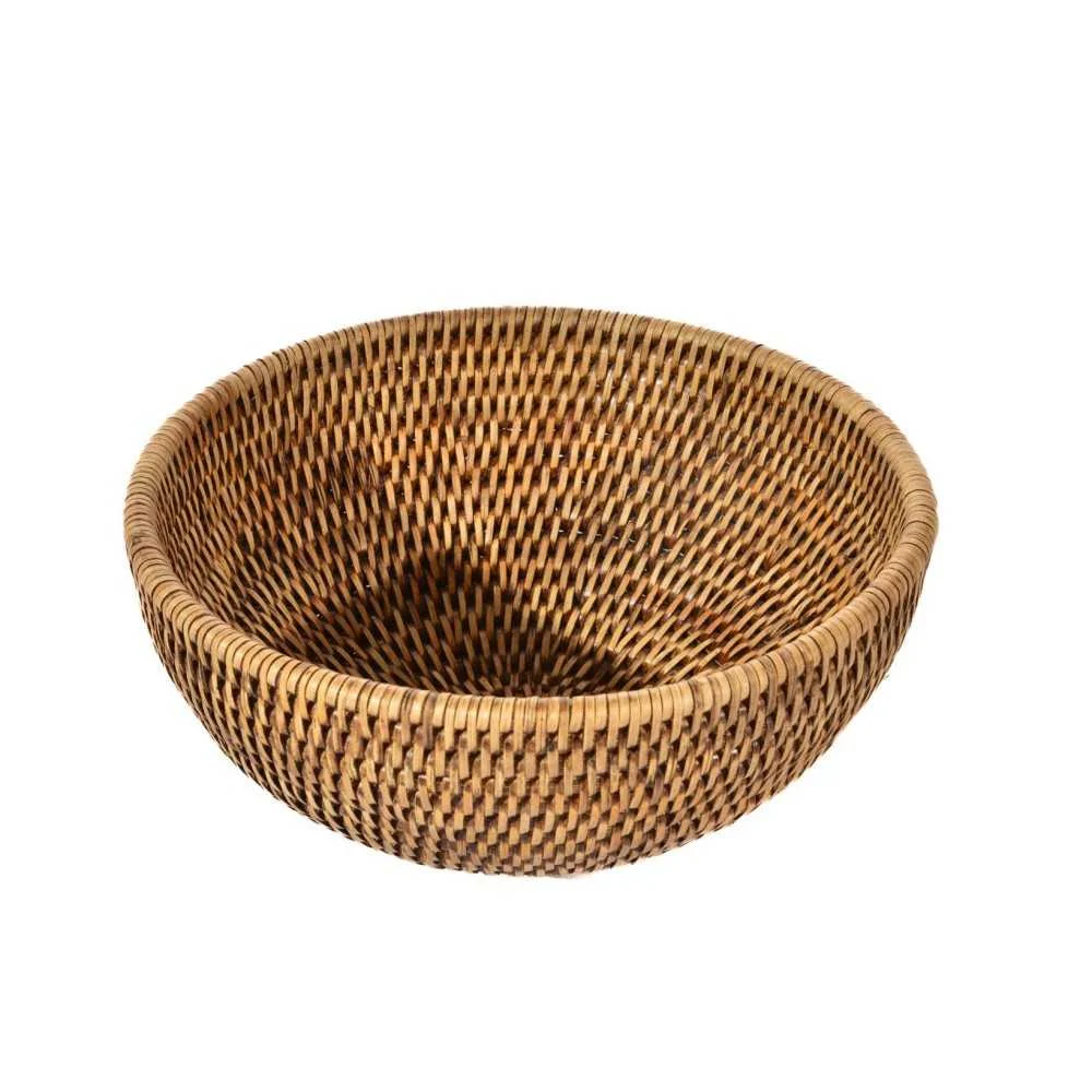 Cestino ovale in rattan 27x8x21 cm H&H