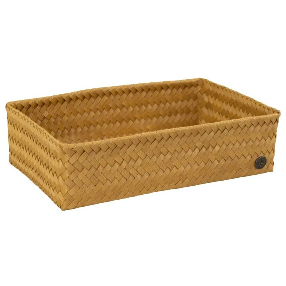 Cestino portaoggetti Fit Big Ochre Yellow 24x36x10H cm
