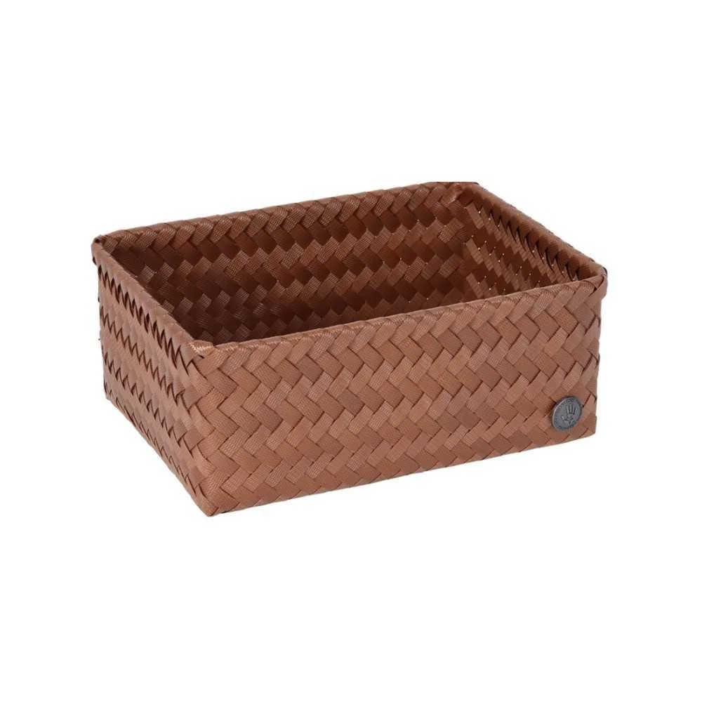 Cestino portaoggetti "Fit Medium High" Sienna 18x24x10 cm