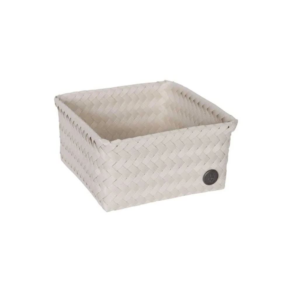 Cestino portaoggetti Fit Square 18 Champagne 18x18x10 cm