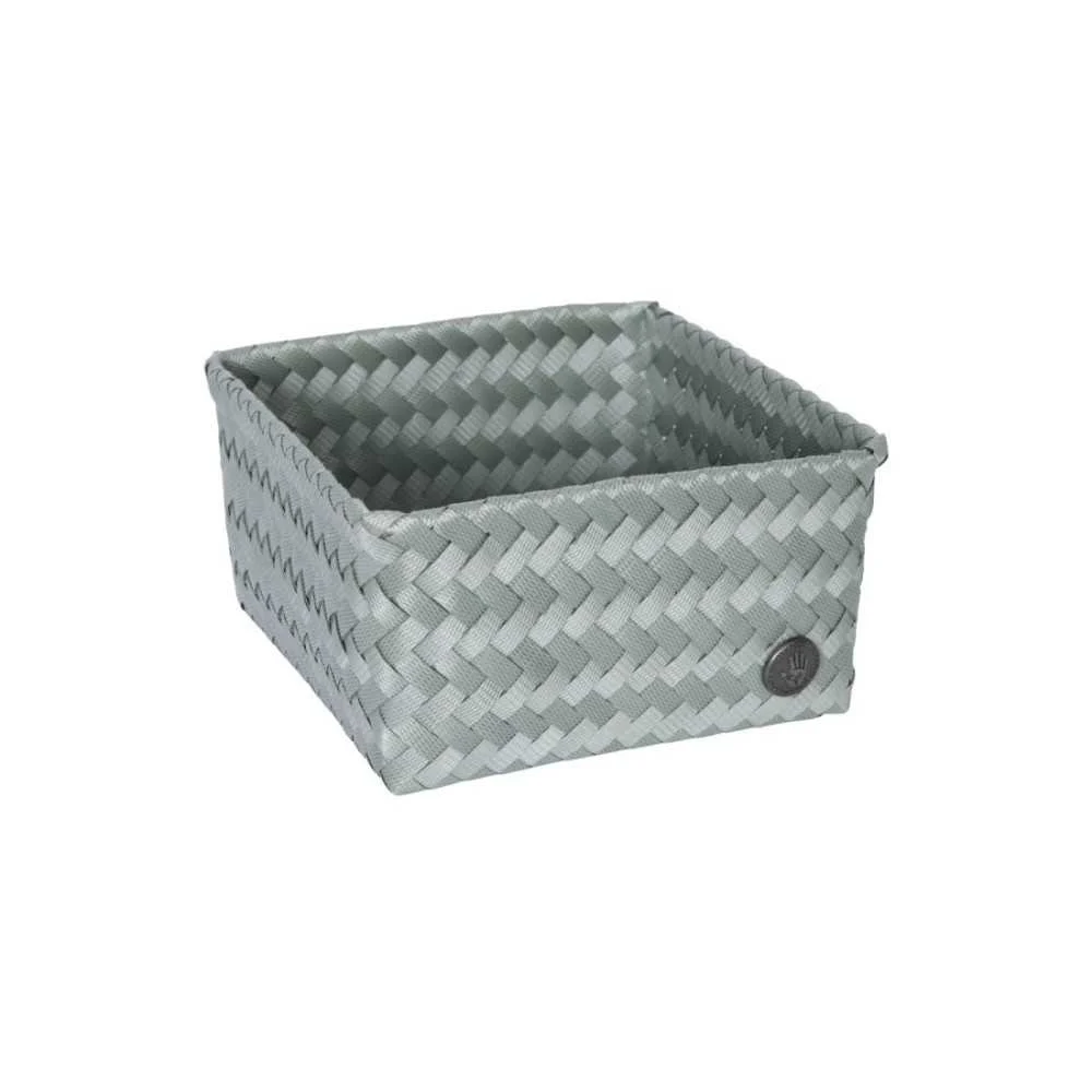 Cestino portaoggetti Fit Square 18 Eucalyptus 18x18x10 cm