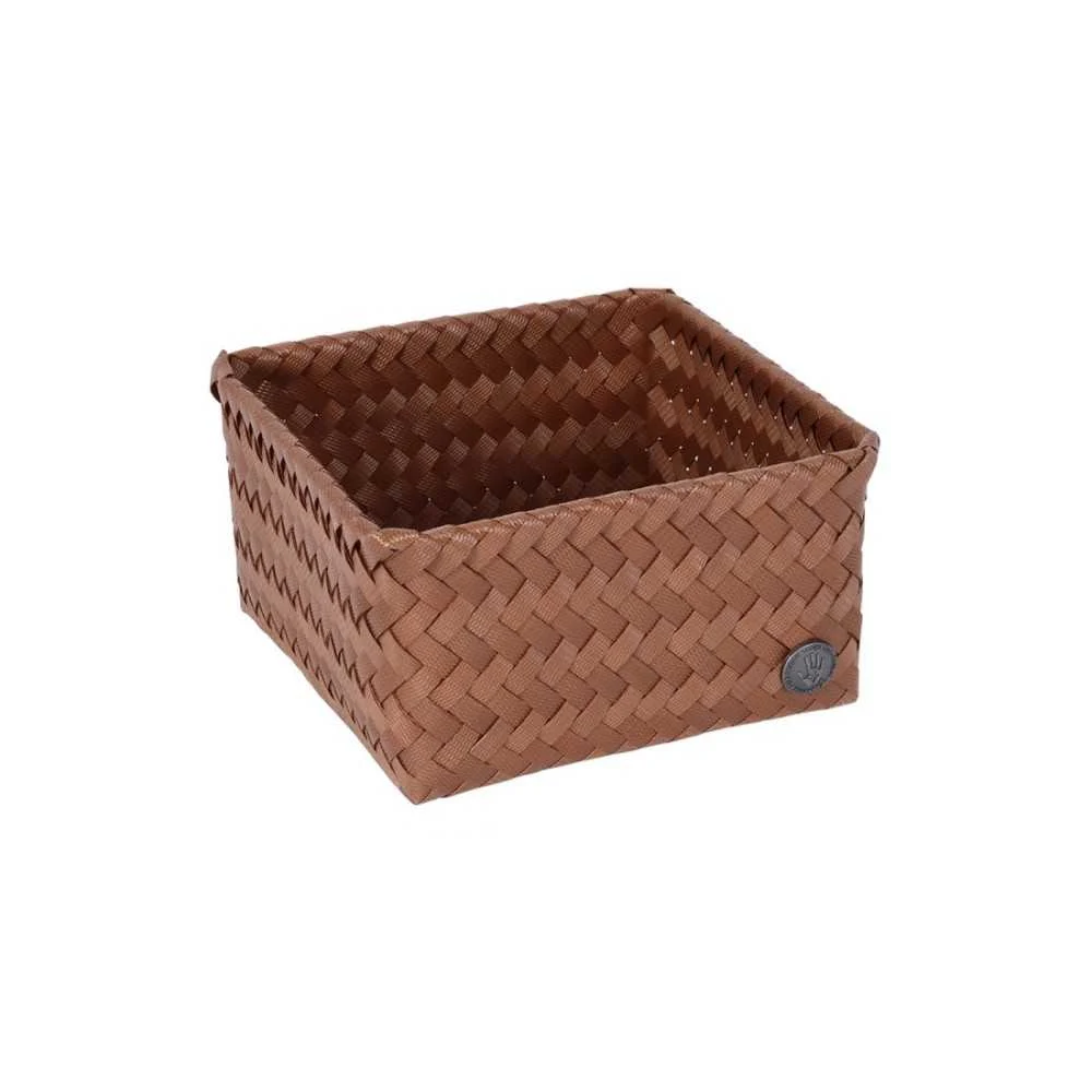 Cestino portaoggetti Fit Square 18 Sienna 18x18x10 cm