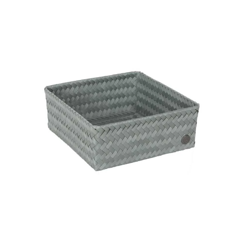 Cestino portaoggetti Fit Square 24 Eucalyptus 24x24x10H cm