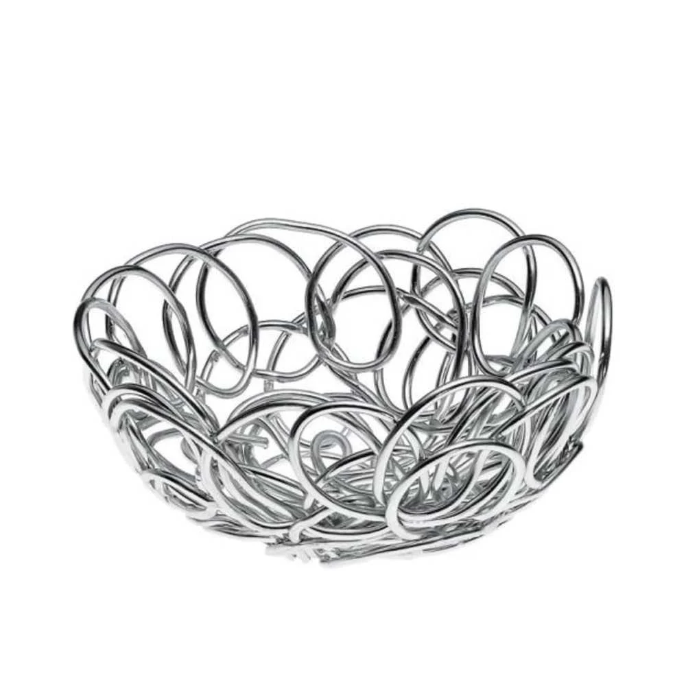 Cestino Rotondo Nuvem Alluminio Ø15 cm Alessi