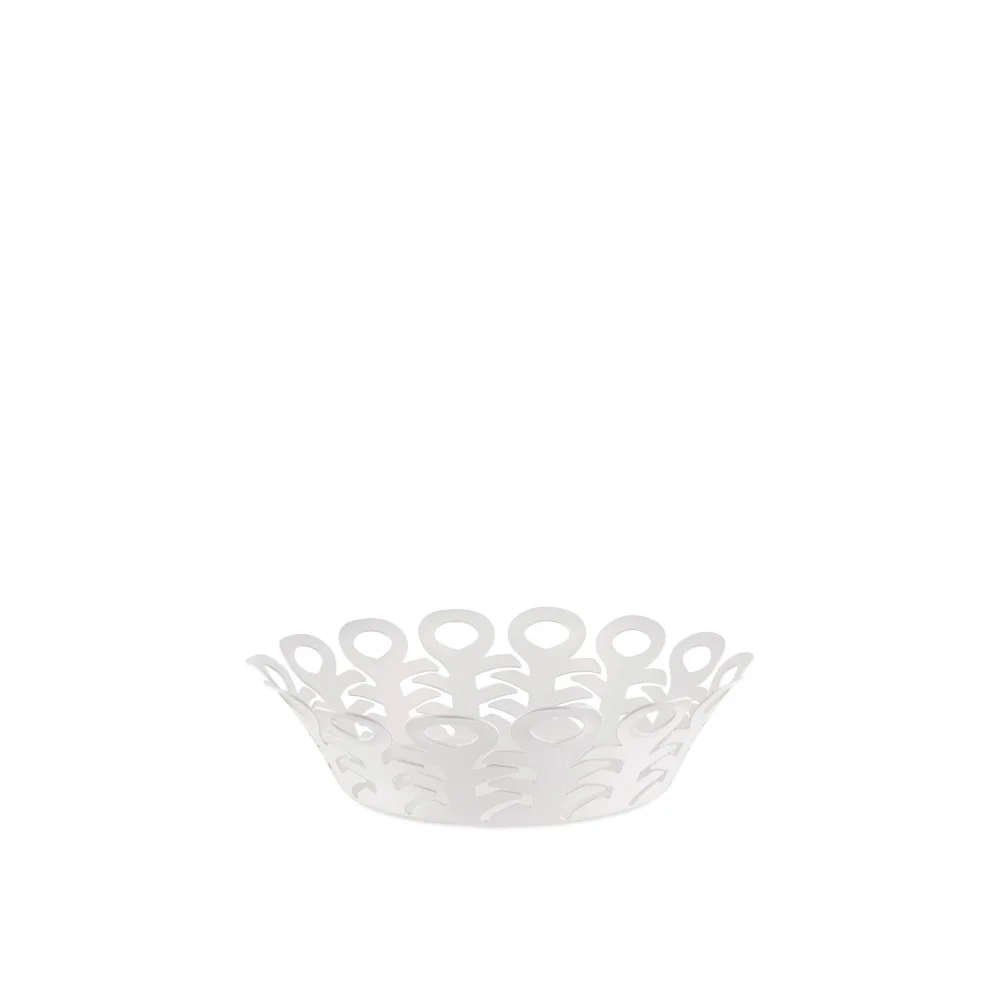 Cestino Vimini Bianco 25 cm Alessi