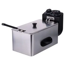 Friggitrice a immersione 3L in acciaio inox 2000 W, Kooper