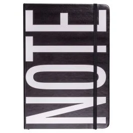 Taccuino Note, copertina rigida, nero, Bigismore