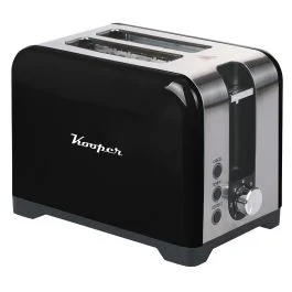 Tostapane vintage, 2 aperture, 780-930W, nero, Kooper