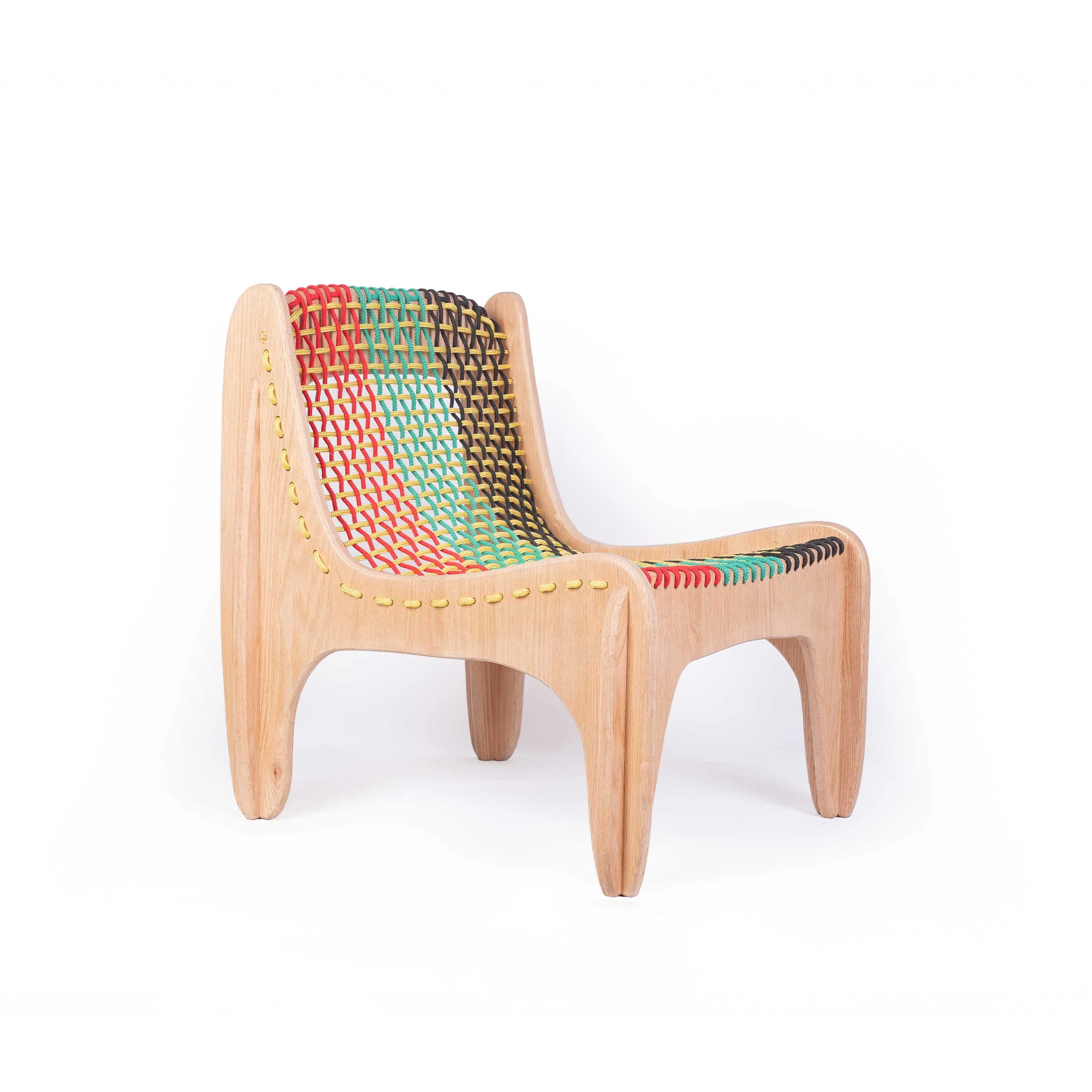 Sedia in legno di quercia SPIDER di Jules Régis