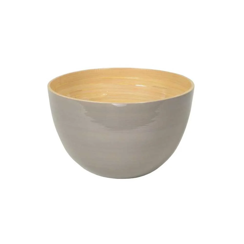 Ciotola in Bambù Grigio Naturale 26x16 cm