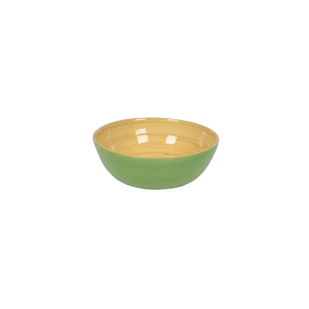 Ciotola in Bambù Verde Pastello 18x7 cm