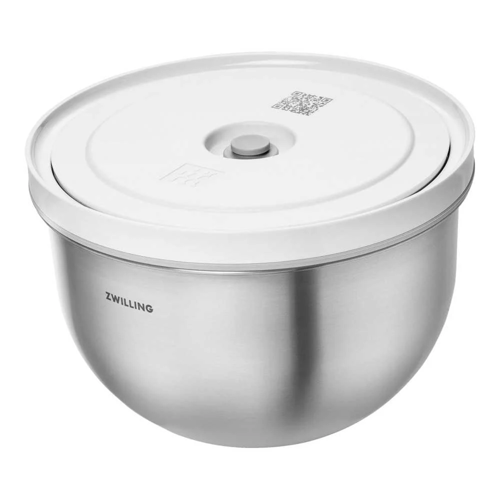 Ciotola Sottovuoto Acciaio Inox M 18 cm Argento "Fresh & Save" – by ZWILLING