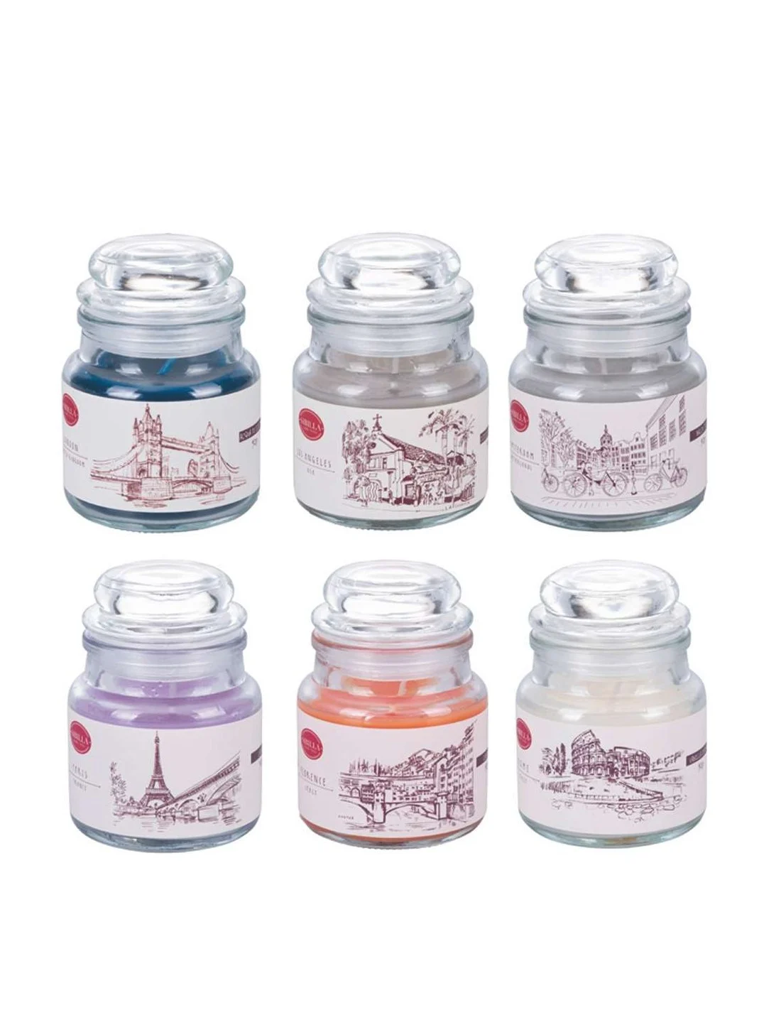 CITY CANDELA GIARA MEDIA 6 COLORI ASSORTITI  330 GR