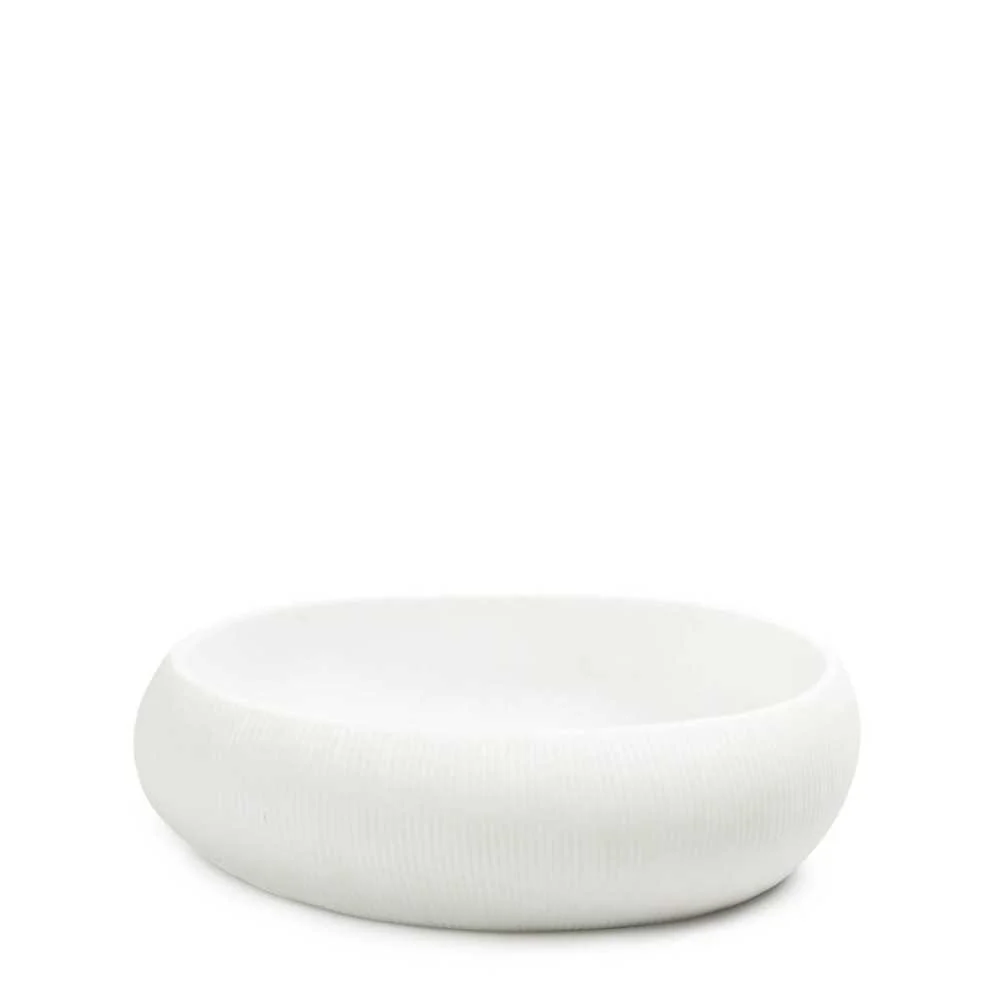 Clemente Bowl Opale – Eleganza Minimal in Vetro Soffiato 27 cm