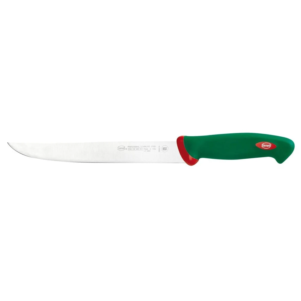 Coltello da Arrosto ProfessionaleSanelli, Lama in Acciaio Inox 24 cm con Manico Antiscivolo