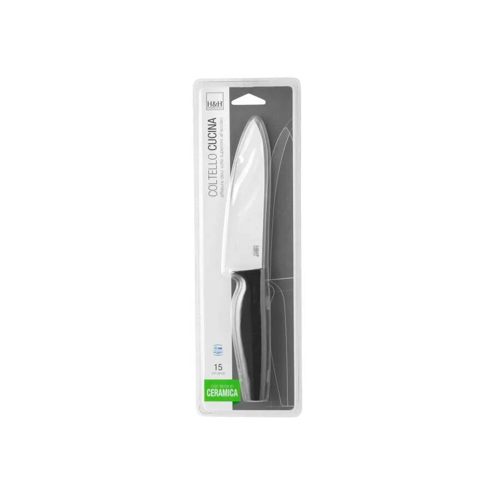 Coltello da Cucina Lama Ceramica Bianca 15 cm